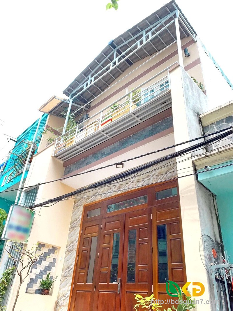 Bán nhà 1 lầu hẻm xe hơi 458 đường Huỳnh Tấn Phát quận 7.